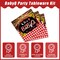96 Pcs BBQ Baby Shower Decorations, It’s A BabyQ Party Plates and Napkins Supplies Set(Baby Q)